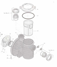 13-096 - Max-E-Pro replacement basket PVC