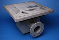 39-521 - Stainless 36 x 36 VGB sump w/ grate