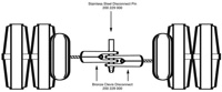 50-195 - Competitor stainless steel pin