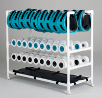 83-084 - Hydro-Fit rack system, 18, wave belts